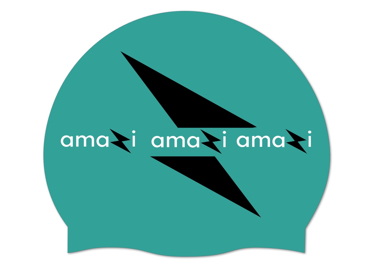 Amazi Dolphins Performance Race Ready Swimming Cap